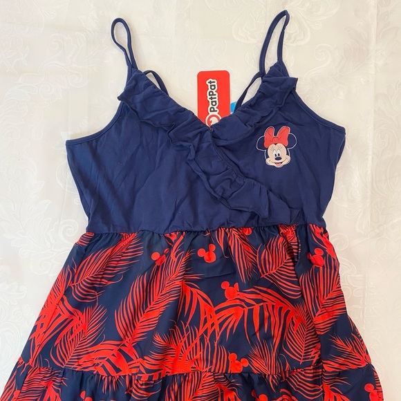 Disney Shirts & Dresses - Mickey & Minnie Mouse Outfits Cotton Plant Print - Picture 5 of 11